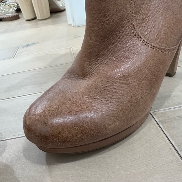 Jessica Simpson Keaton Tan Winter Haze Slouchy High Heel Boots - Picture 9 of 12